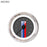 Tachometer Gauge-Vintage Autobahn Dark Gray Black Modern Needles Chrome Trim Rings Style Kit Installed