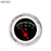 Fuel level Gauge-Competition Black Red Vintage Needles Chrome Trim Rings Style Kit DIY Install