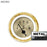 Assembled Oil Pressure Gauge-American Classic Gold Face Black Classic Needles Gold Bezels