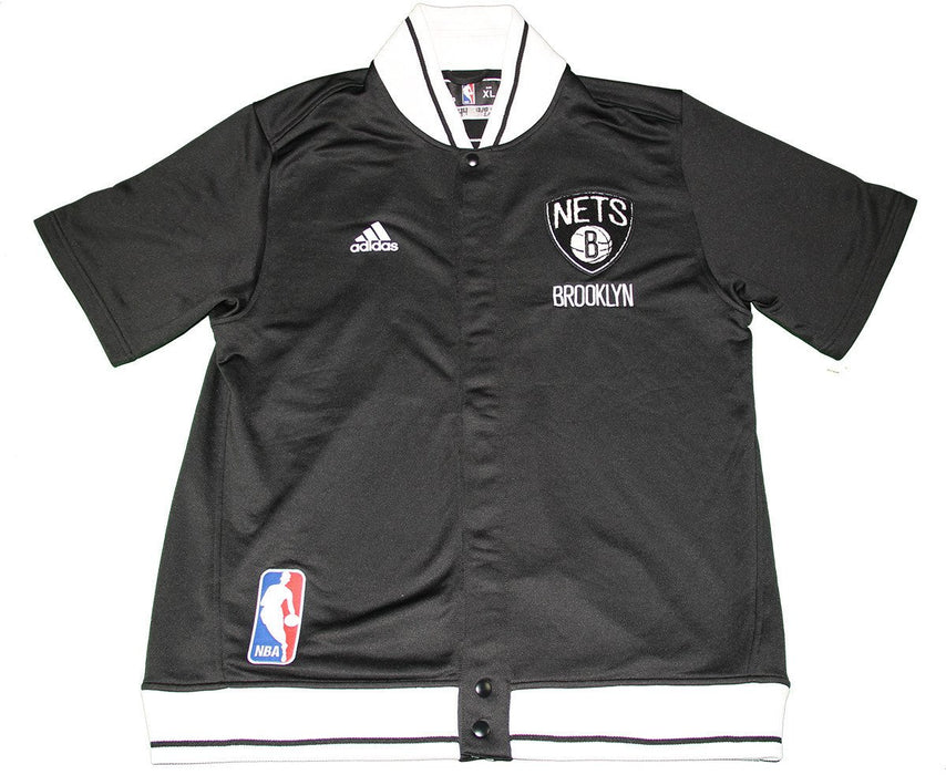 Willie Reed Brooklyn Nets 2015-16 Game Used #33 Black Warmup Short Sleeve Jacket (Size 2XL) (12/12/2015 vs. Los Angeles Clippers)