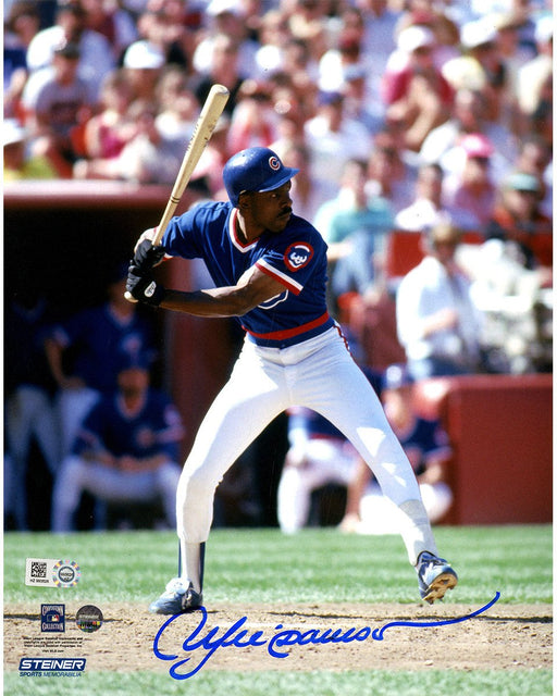 Andre Dawson Signed Chicago Cubs 'Batting' 8x10 Photo (MLB Auth)