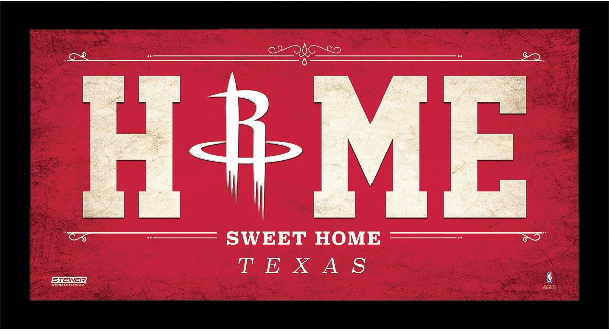 Houston Rockets 10x20 Home Sweet Home Sign