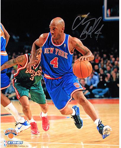 Chauncey Billups New York Knicks Dribble Up Court Vertical 8x10 Photo