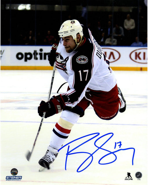 Brandon Dubinsky Signed Blue Jackets Slap Shot 8x10 Photo