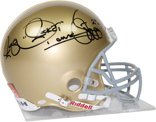 Raghib 'Rocket' Ismail Signed Notre Dame Authentic Helmet