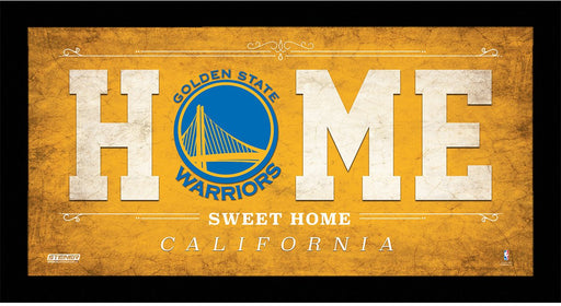 Golden State Warriors 6x12 Home Sweet Home Sign