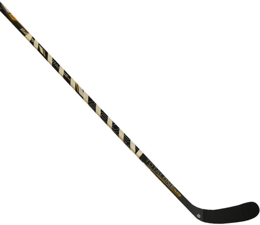 Michael Del Zotto Stick - New York Rangers 2013 Game Used #4 Black and Yellow Bauer Hockey Stick