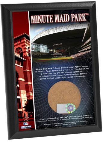 Minute Maid Field 4x6 Dirt Plaque