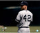 Derek Jeter Jackie Robinson Day in field 16x20