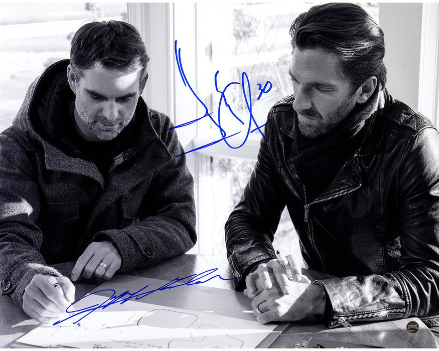 Henrik Lundqvist/Jeff Gordon Dual Signed Drawing 11x14 Print