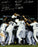 Jorge Posada  Hideki Matsui  Mariano Rivera  Joe Girardi  Johnny Damon  Mark Teixeira  Derek Jeter  Andy Pettitte Signed New York Yankees 2009 World Series Team Celebration 16x20 Vertical Photo