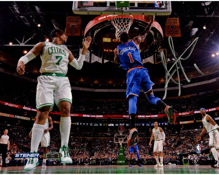 Amar'e Stoudemire Signed Reverse Dunk Against Boston 8x10 Photo