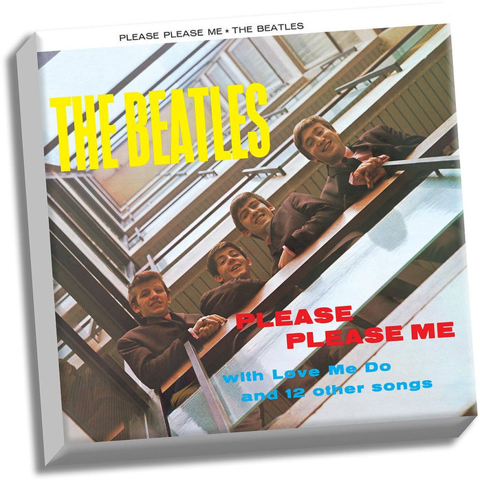 The Beatles Please Please Me 20x20 Stretched Canvas