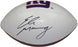 Eli Manning Signed New York Giants White Panel Jarden Football