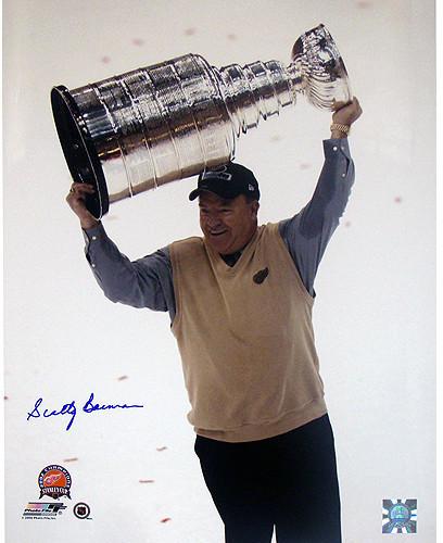 Scotty Bowman Cup Overhead Vertical 16x20 Photo