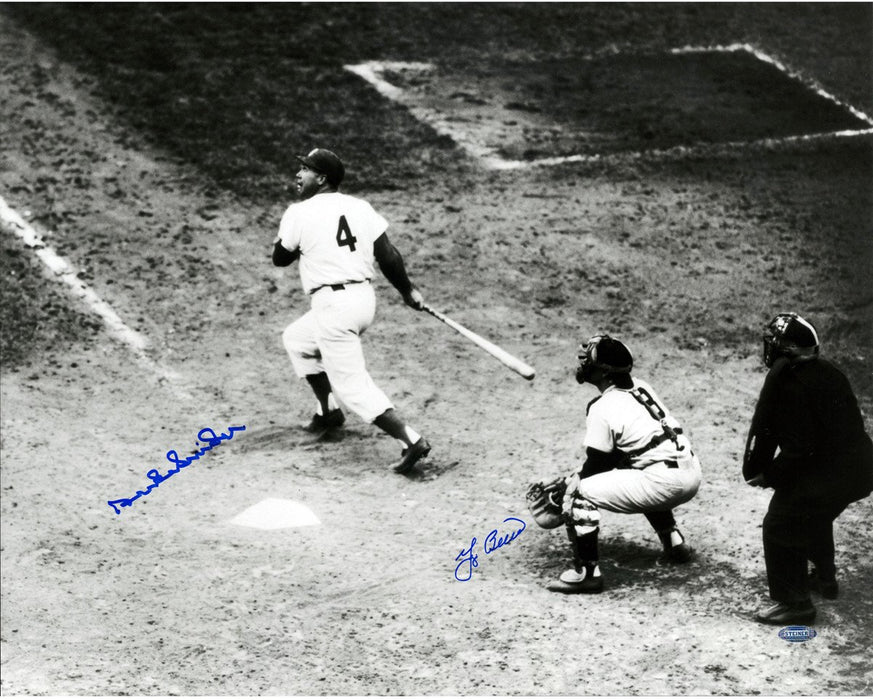 Yogi Berra & Duke Snider Signed 16x20 Photo