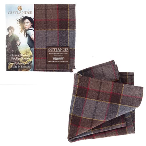 Outlander Fraser Tartan Pocket Square                       