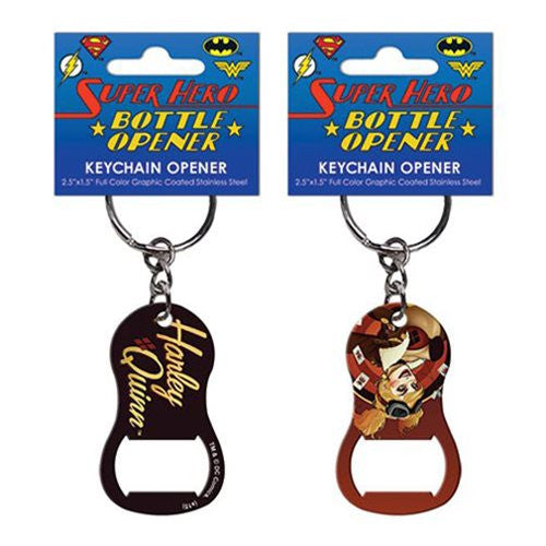 DC Comics Bombshells Harley Quinn Key Chain Bottle Opener   