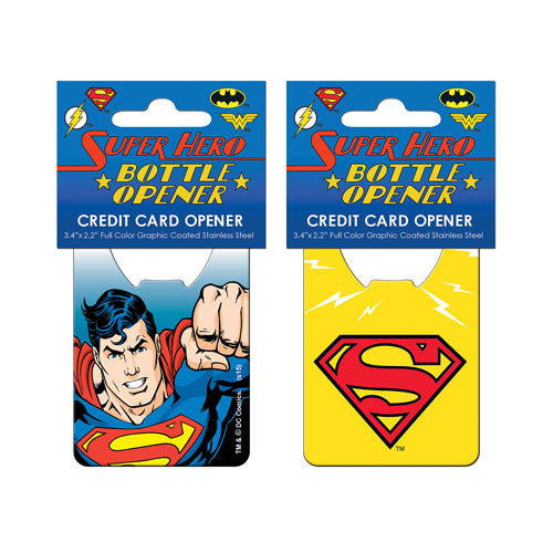 Superman Close Up Credit Card Bottle Opener                 