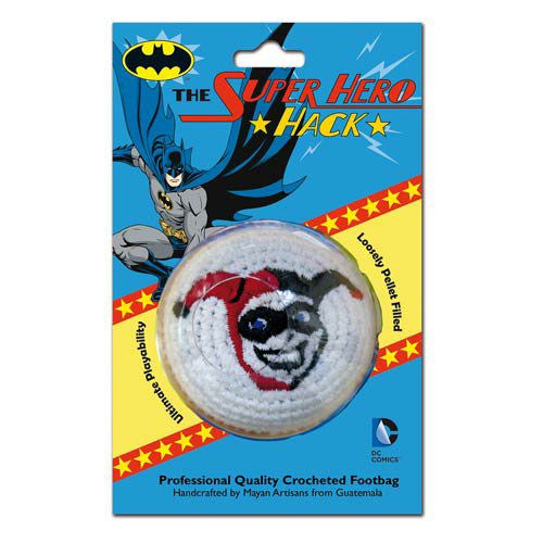 Batman Harley Quinn Embroidered Crocheted Footbag           