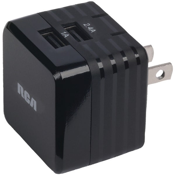 3.4A CUBE USB CHRGR BLK