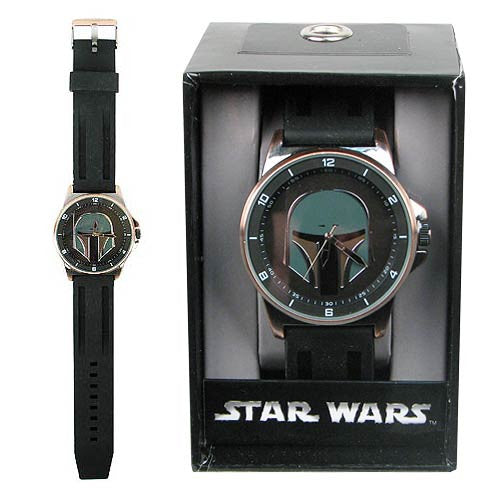 Star Wars Boba Fett Bronze Case Strap Watch                 