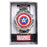 Captain America Shield Dial Silvertone Bracelet Watch       