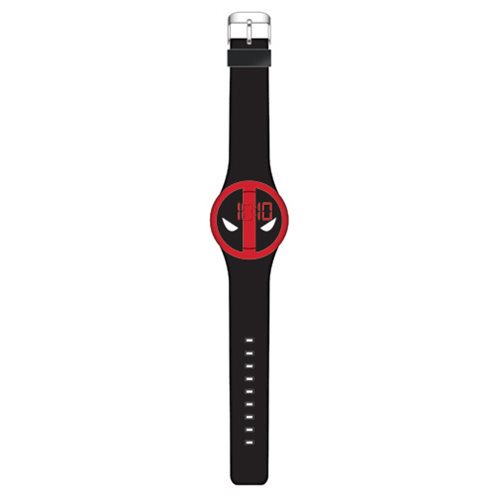 Deadpool Logo Black Strap LED Watch                         