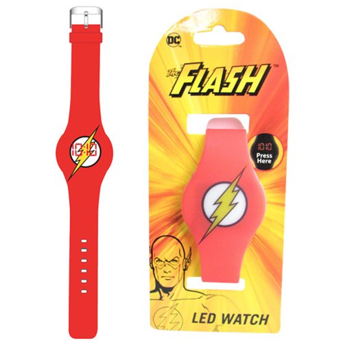 Flash Classic Logo Red LED Watch                            