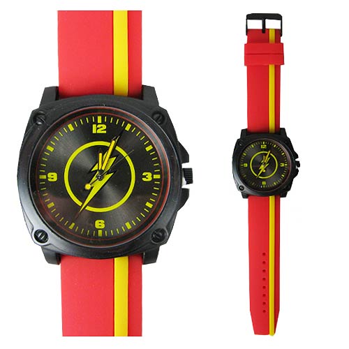 The Flash Red and Yellow Stripe Watch                       