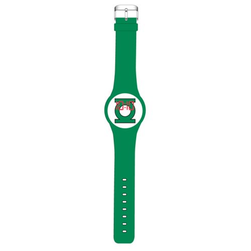 Green Lantern Emblem Green LED Watch                        