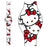 Hello Kitty All-Over Print LED Watch                        