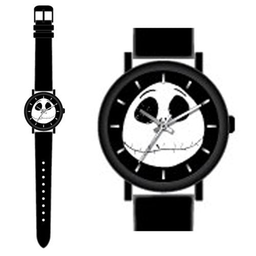 NBX Jack Skellington Black Strap Watch                      