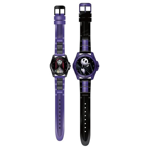 Nightmare Before Christmas Jack and Sally Watch 2-Pack Set  