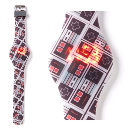 Nintendo NES Controller All-Over Print LED Watch            