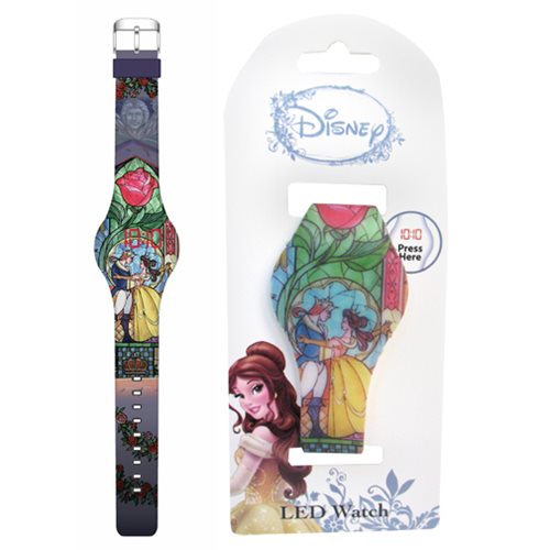 Beauty & The Beast Belle Stained Glass Final Frame LED Watch