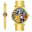 Beauty and the Beast Stained Glass Strap Watch              