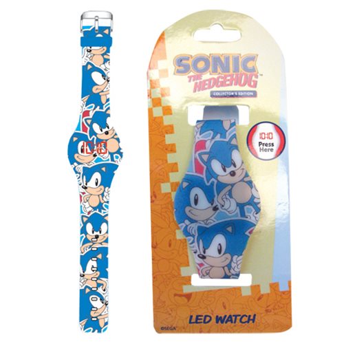 Sonic the Hedgehog All-Over Print LED Watch                 