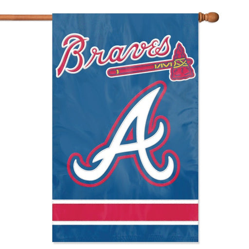 MLB Atlanta Braves Applique Banner Flag