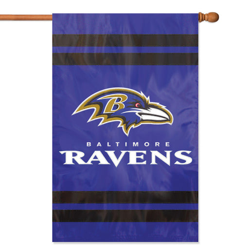 NFL Baltimore Ravens Applique Banner Flag