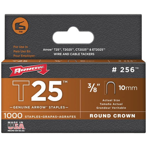 T25 ROUND CROWN STAPLES