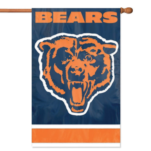 NFL Chicago Bears Applique Banner Flag