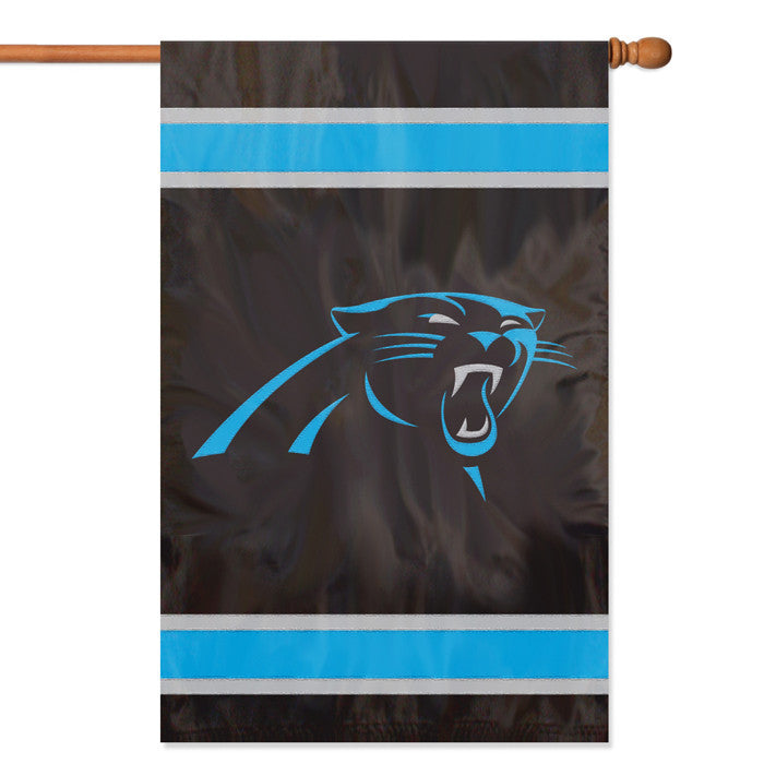 NFL Carolina Panthers Applique Banner Flag