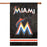 MLB Miami Marlins Applique Banner Flag