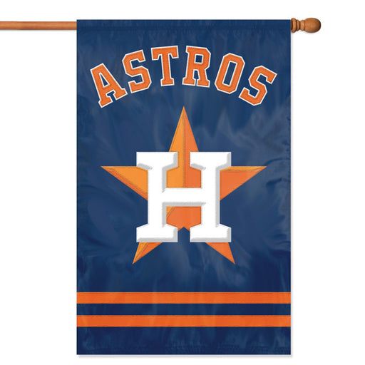 MLB Houston Astros Applique Banner Flag