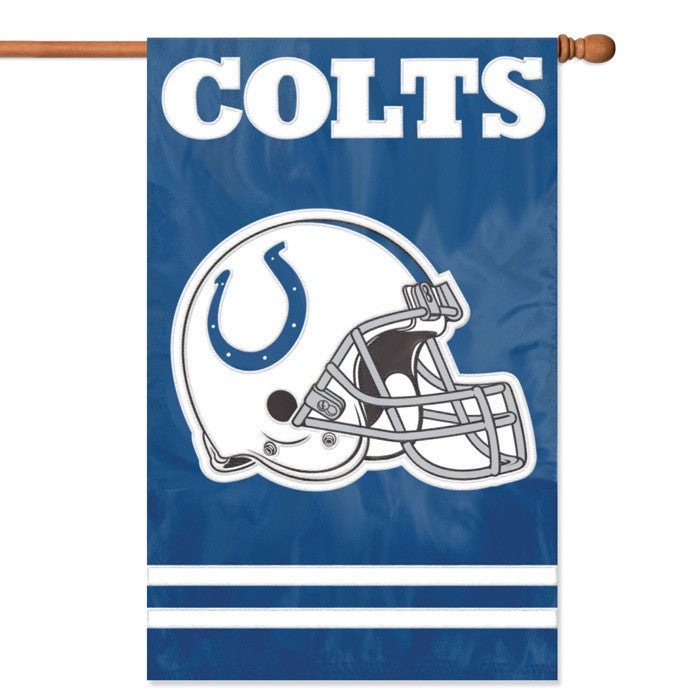 NFL Indianapolis Colts Applique Banner Flag