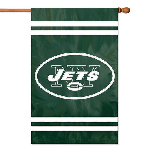 NFL New York Jets Applique Banner Flag