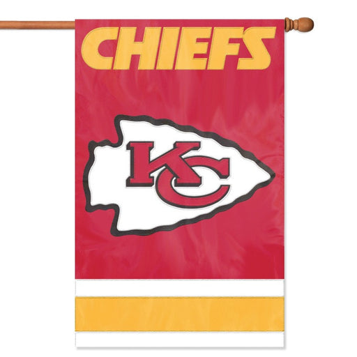 NFL Kansas City Chiefs Applique Banner Flag