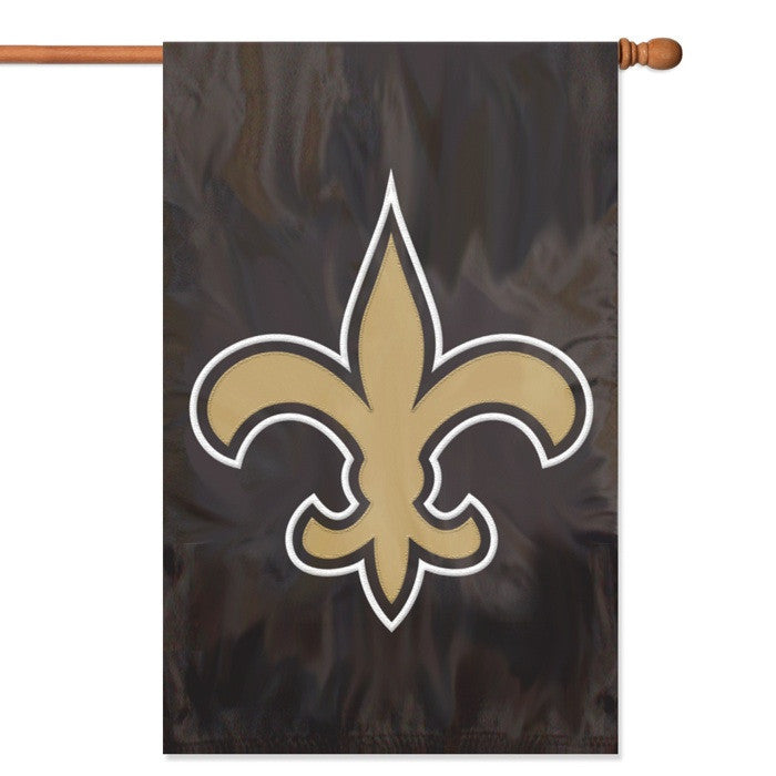 NFL New Orleans Saints Applique Banner Flag