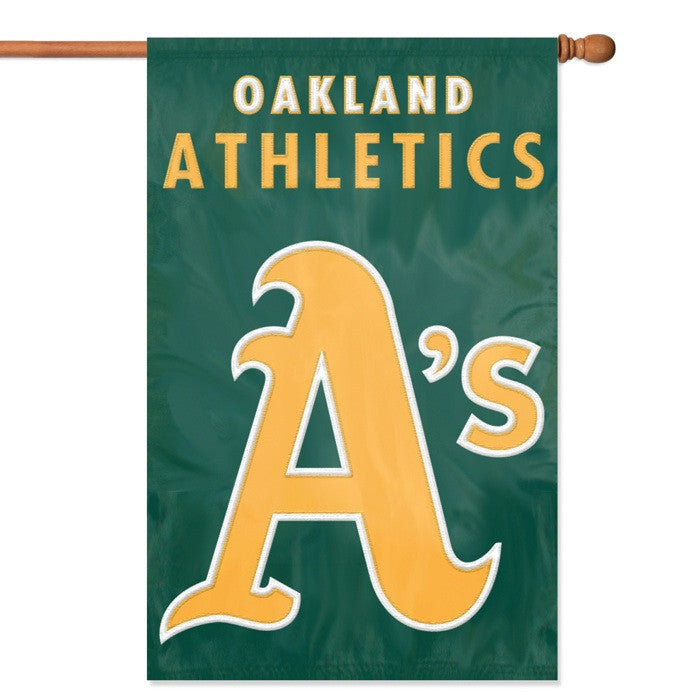 MLB Oakland Athletics Applique Banner Flag